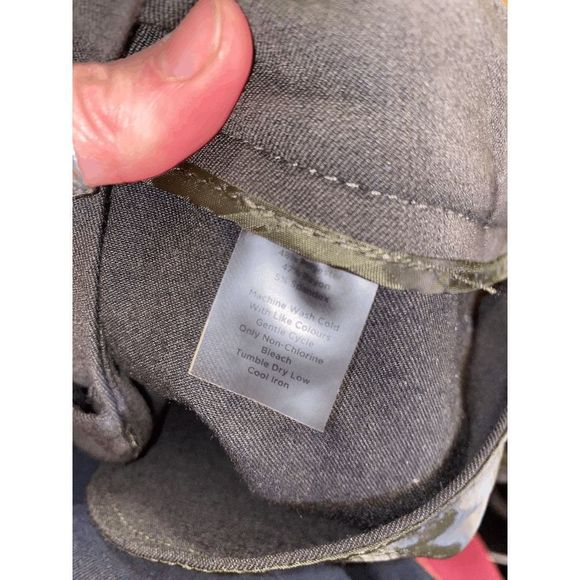 Talbots 🐾 Pleated Women's Green Dress Pants, Size 10 Petite - Picture 4 of 4